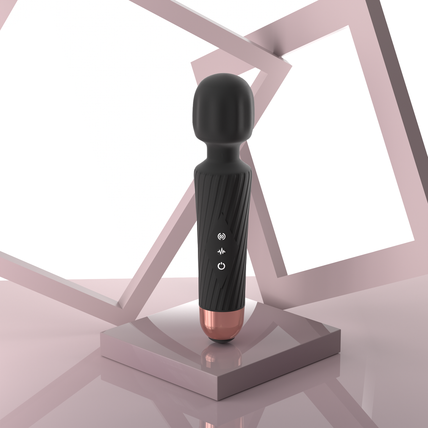 Funfly Handheld Cordless Personal Massager - Powerful, 3Hr Runtime, Ultra-Quiet Waterproof, 20 Modes & 8 Speeds, Memory Feature, Skin-Soft Silicone for Back, Neck & Shoulders, Muscle Recovery