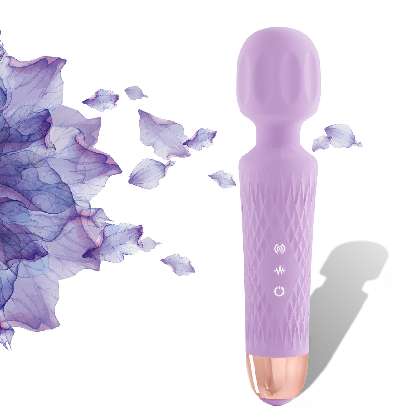 Niclove The Upgraded 3-in-1 Personal Massager - 3 hrs Powerful Vibration, Quiet & Waterproof - 20 Speeds 8 Patterns Cordless Massagers Handheld, Travel Friendly (3 Colors Available)