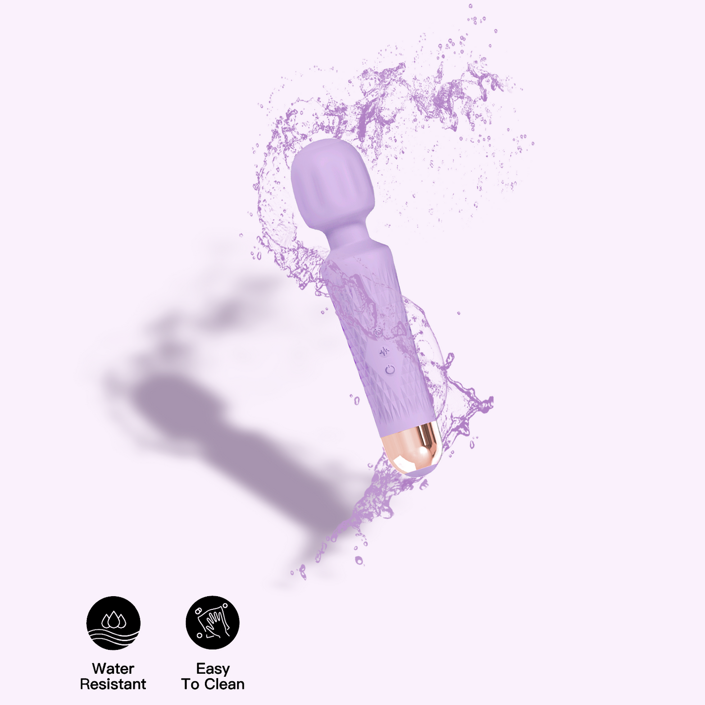 Niclove The Upgraded 3-in-1 Personal Massager - 3 hrs Powerful Vibration, Quiet & Waterproof - 20 Speeds 8 Patterns Cordless Massagers Handheld, Travel Friendly (3 Colors Available)